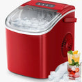 KISSAIR Portable Ice Maker, 26lbs/24H, Self-Cleaning, Compact Countertop Machine with Fast Ice Production