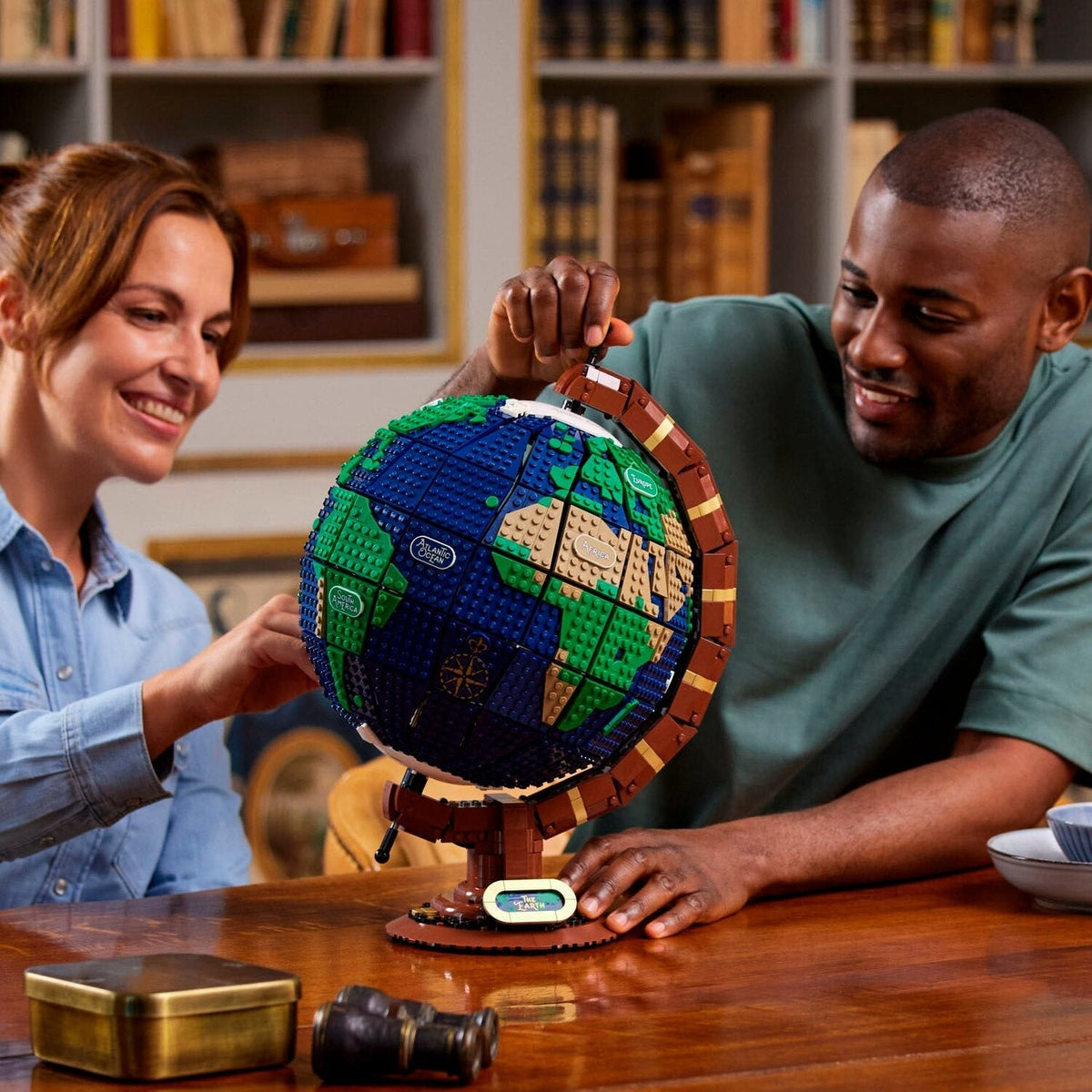 LEGO Ideas The Globe 21332 Toy Building Kit, 2585 Pieces, Creative Educational Model