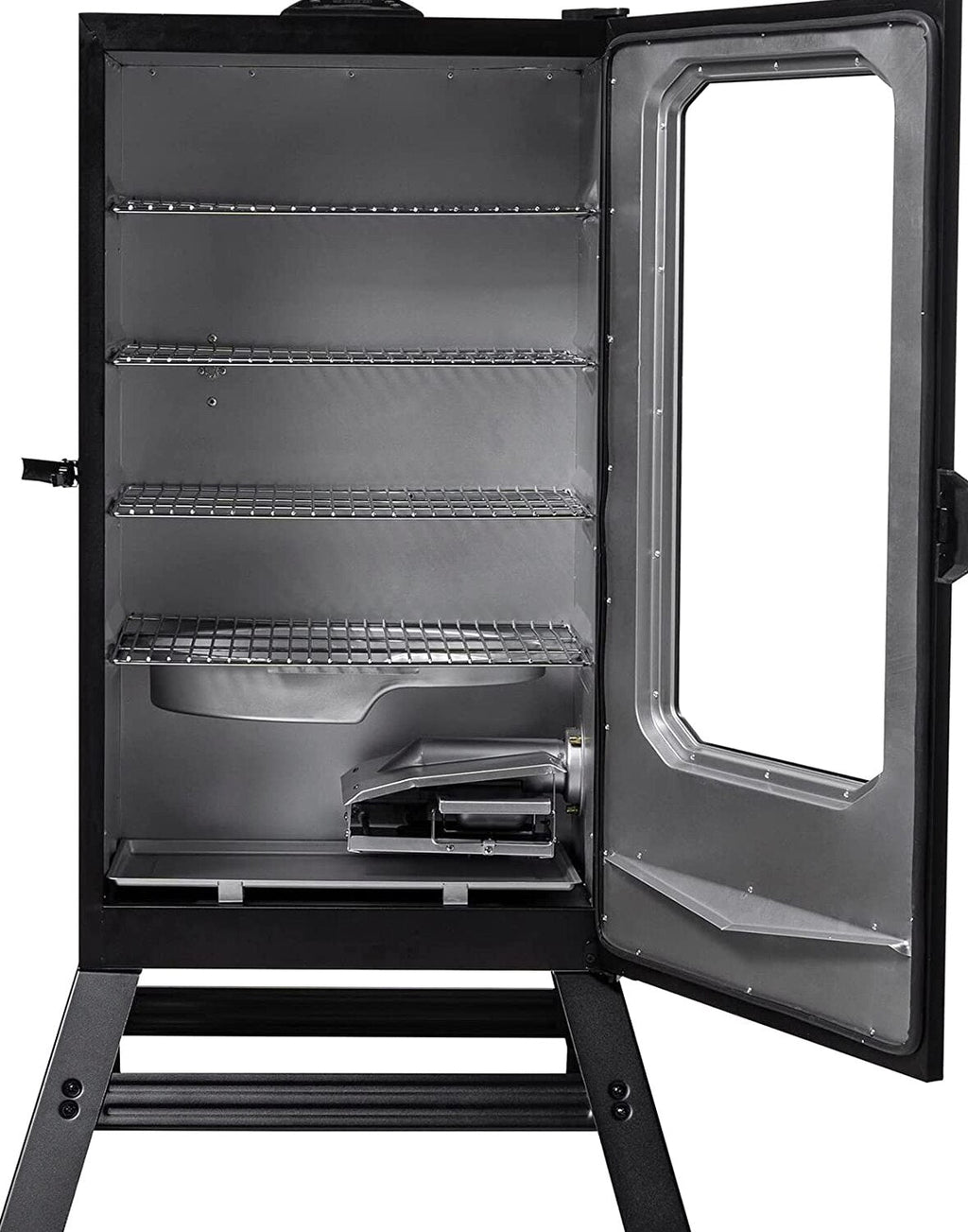 Masterbuilt 40" Digital Electric Smoker with Window &amp; Legs, 4 Racks, Black