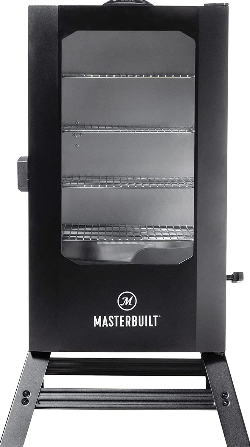 Masterbuilt 40" Digital Electric Smoker with Window &amp; Legs, 4 Racks, Black