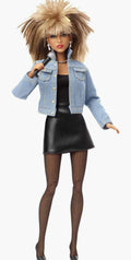 Mattel Barbie Signature Tina Turner Collectible Doll with '90s Outfit &amp; Accessories
