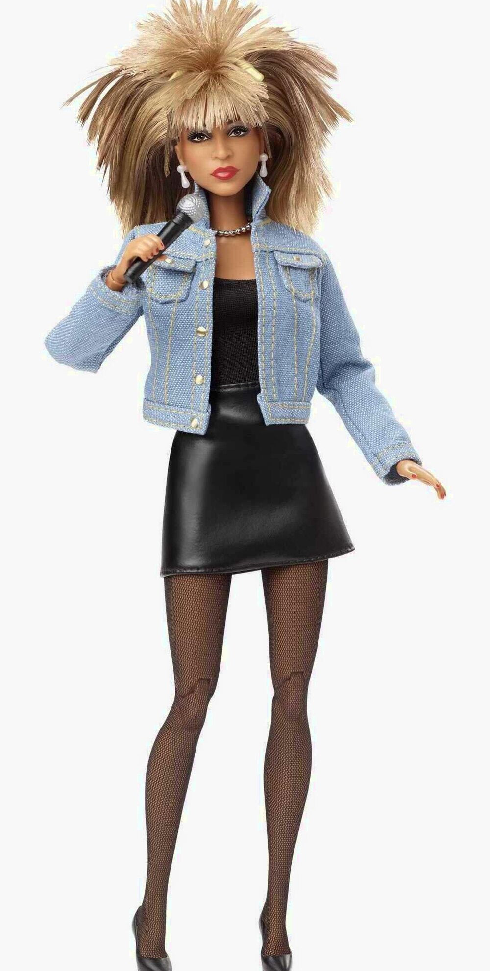 Mattel Barbie Signature Tina Turner Collectible Doll with '90s Outfit &amp; Accessories