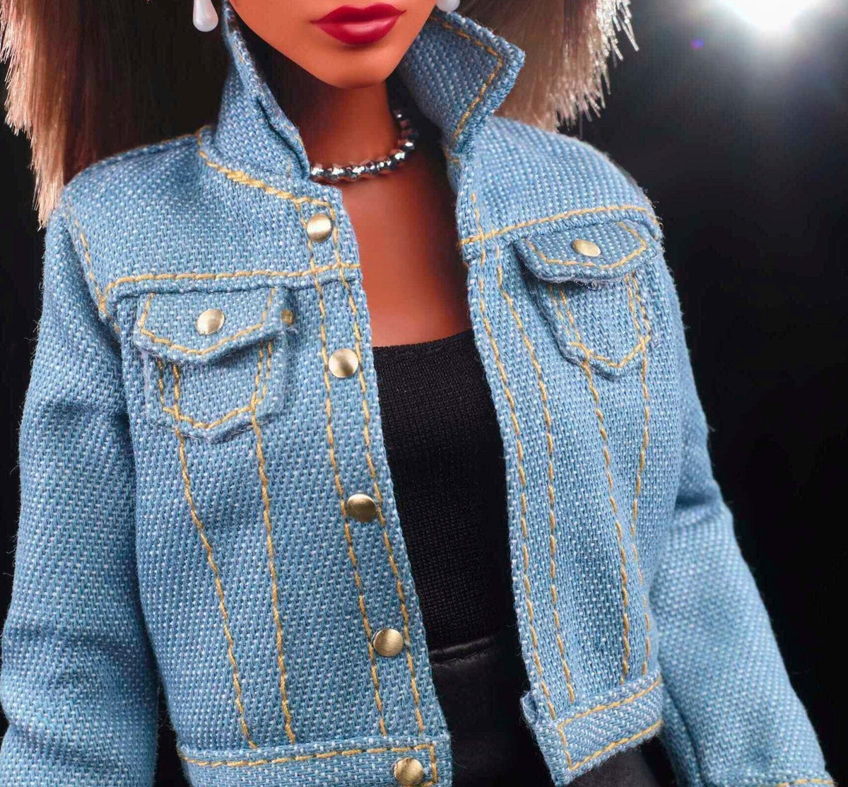 Mattel Barbie Signature Tina Turner Collectible Doll with '90s Outfit &amp; Accessories
