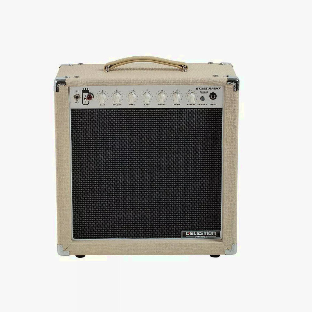 Monoprice Stage Right 15W 1x12 Guitar Combo Tube Amp with Celestion Speaker &amp; Spring Reverb