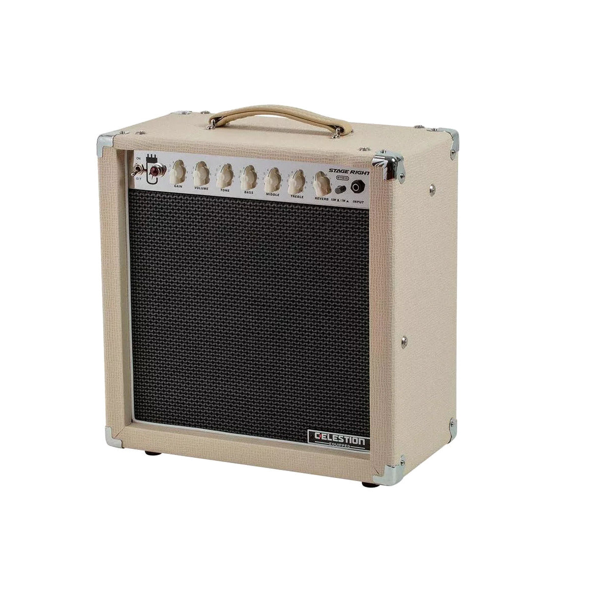 Monoprice Stage Right 15W 1x12 Guitar Combo Tube Amp with Celestion Speaker &amp; Spring Reverb