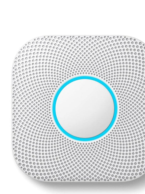 Nest Protect Battery Operated Smoke and Carbon Monoxide Detector, White