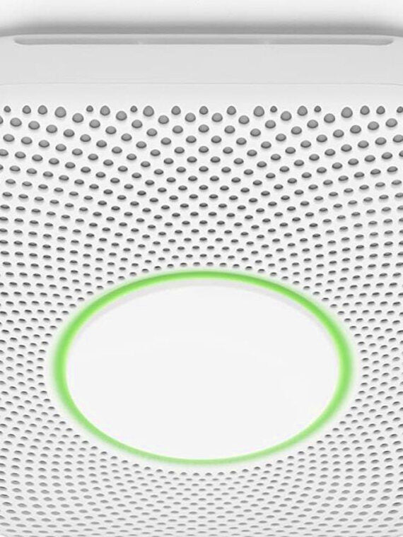 Nest Protect Battery Operated Smoke and Carbon Monoxide Detector, White