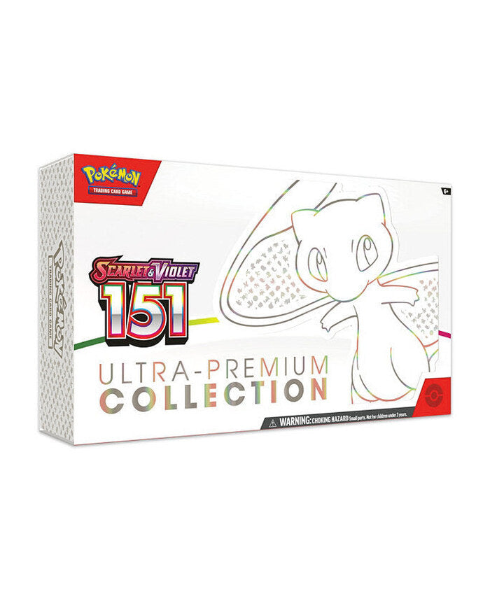 Pokemon Ultra Premium Collection 2023 - Scarlet &amp; Violet-151 with Mew &amp; Mewtwo Cards, Includes 16 Booster Packs