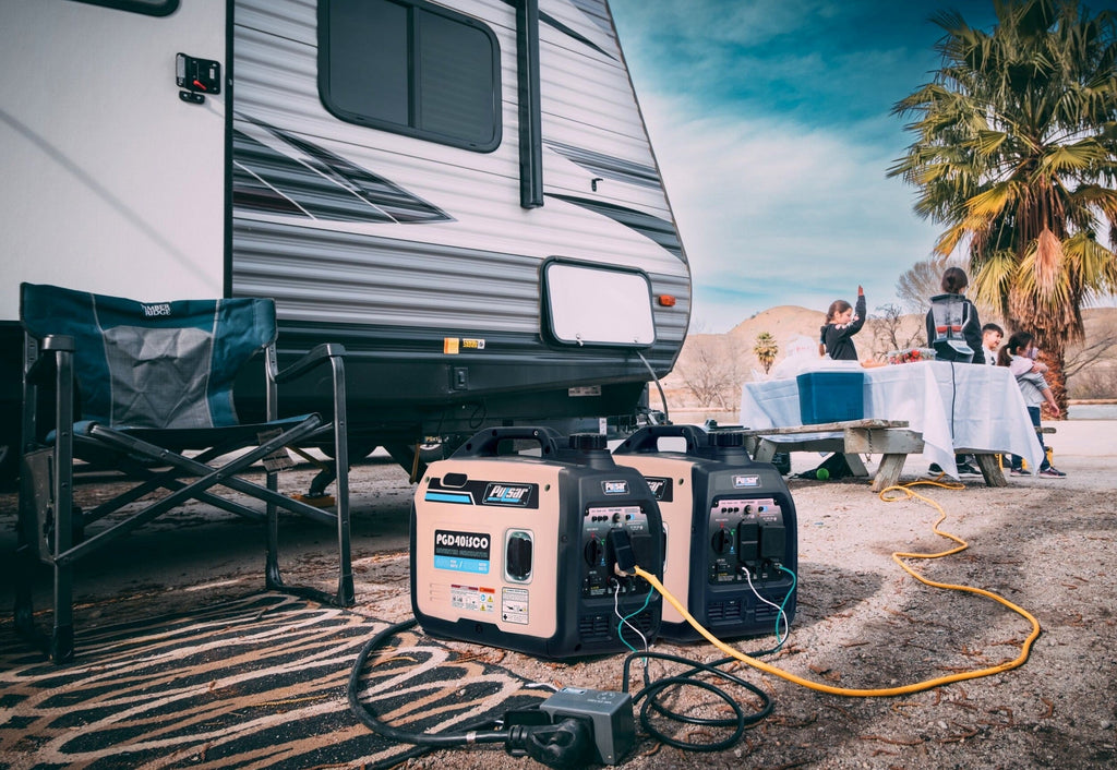 Pulsar 4000W Super Quiet Inverter Generator with CO Sentry, Portable, Safe for Electronics