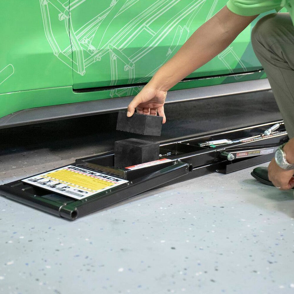 QuickJack 7000TL Portable Car Lift for Trucks &amp; SUVs, 7000 lbs Capacity, 27" Lift Height, Automatic Safety Locks
