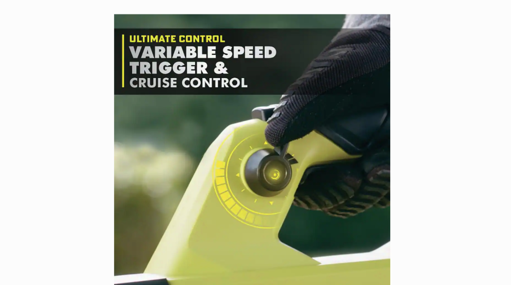 RYOBI 40V HP Brushless Cordless Leaf Blower, 730 CFM, 190 MPH, Includes 2x 4.0 Ah Batteries &amp; Charger, 57 dB Quiet