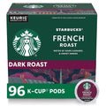Starbucks French Roast Dark Roast Arabica K-Cup Coffee Pods, 96 Count