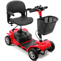 UltraLite Model A898 4-Wheel Mobility Scooter, Portable &amp; Lightweight, 14-Mile Range