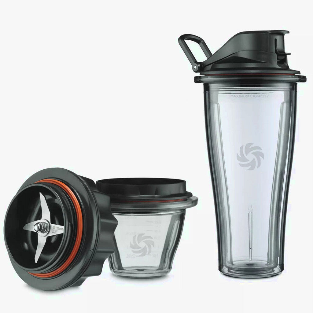 Vitamix Blending Cup &amp; Bowl Starter Kit, BPA-Free, 5-Piece, Black, Compatible with Ascent &amp; Venturist Blenders