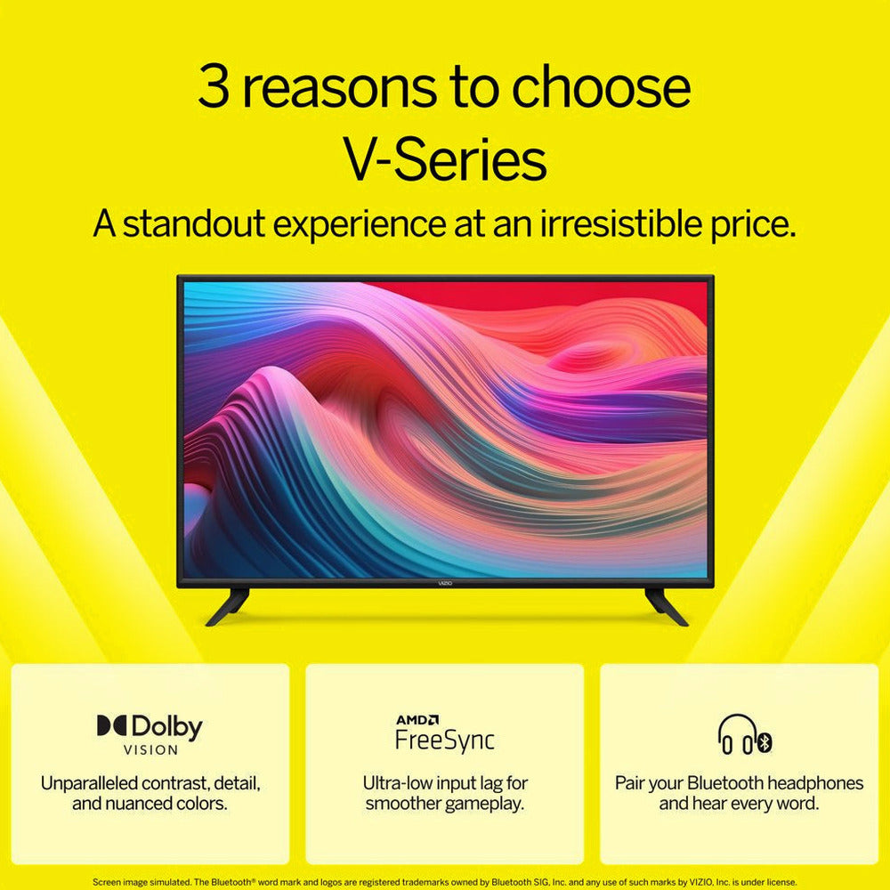 VIZIO 50" V-Series 4K UHD LED Smart TV with Dolby Vision, HDR10, Full Array Backlight, IQ Active Processor, V-Gaming Engine