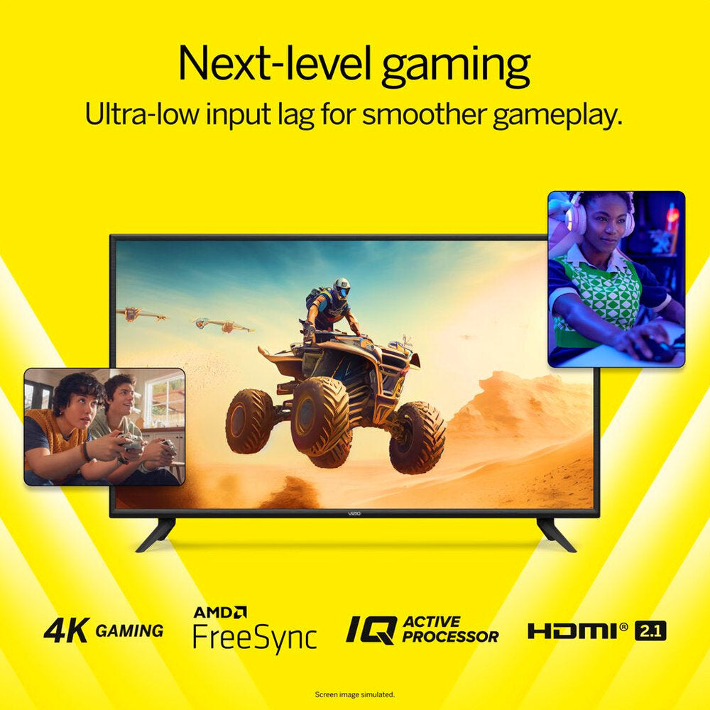 VIZIO 50" V-Series 4K UHD LED Smart TV with Dolby Vision, HDR10, Full Array Backlight, IQ Active Processor, V-Gaming Engine
