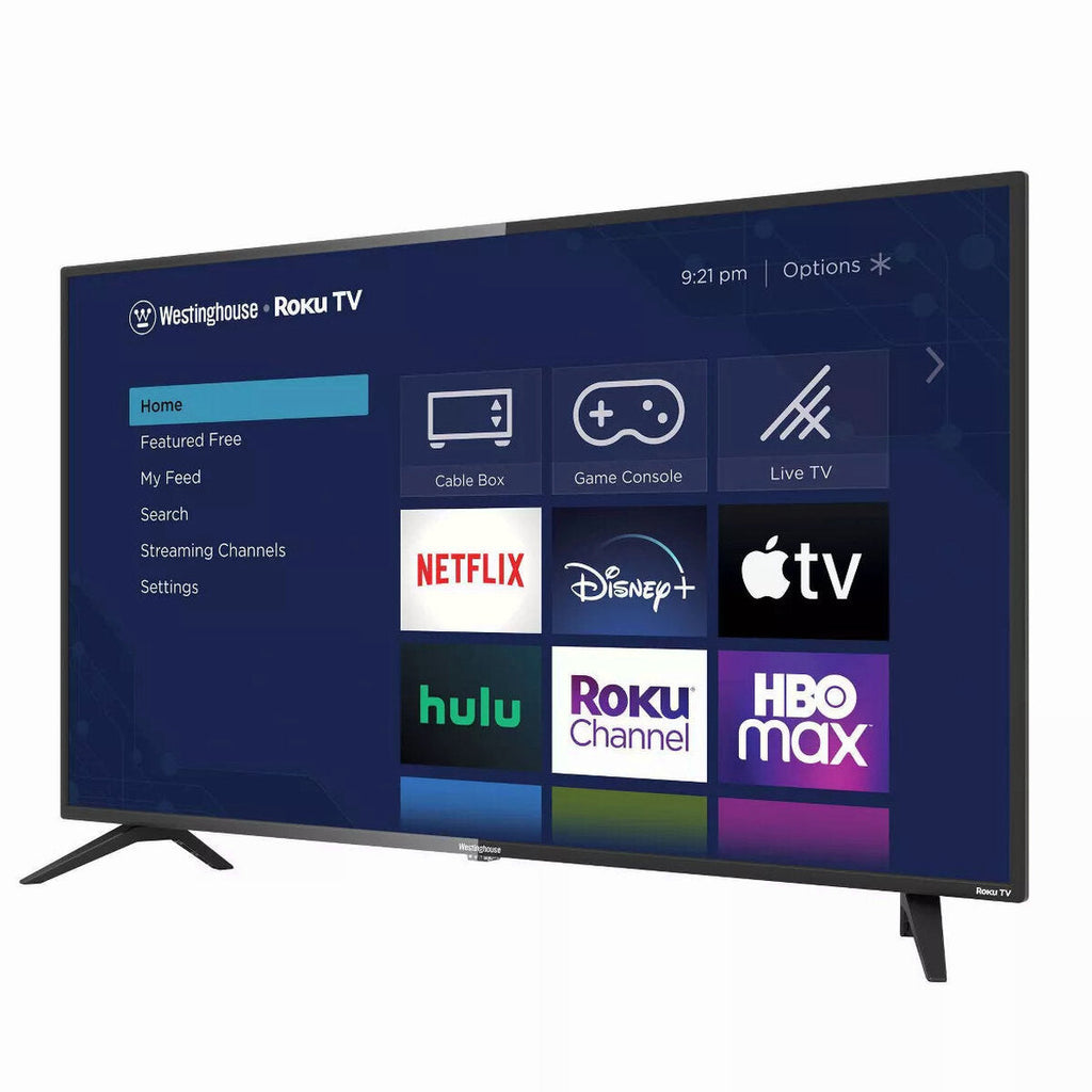 Westinghouse 43" FHD Smart Roku TV with 1080p Resolution and Voice Control Integration
