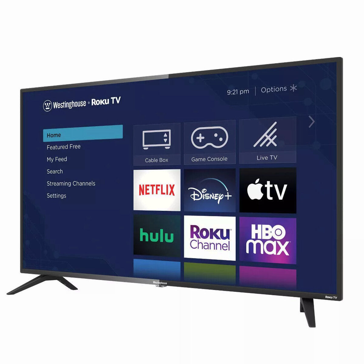 Westinghouse 43" FHD Smart Roku TV with 1080p Resolution and Voice Control Integration