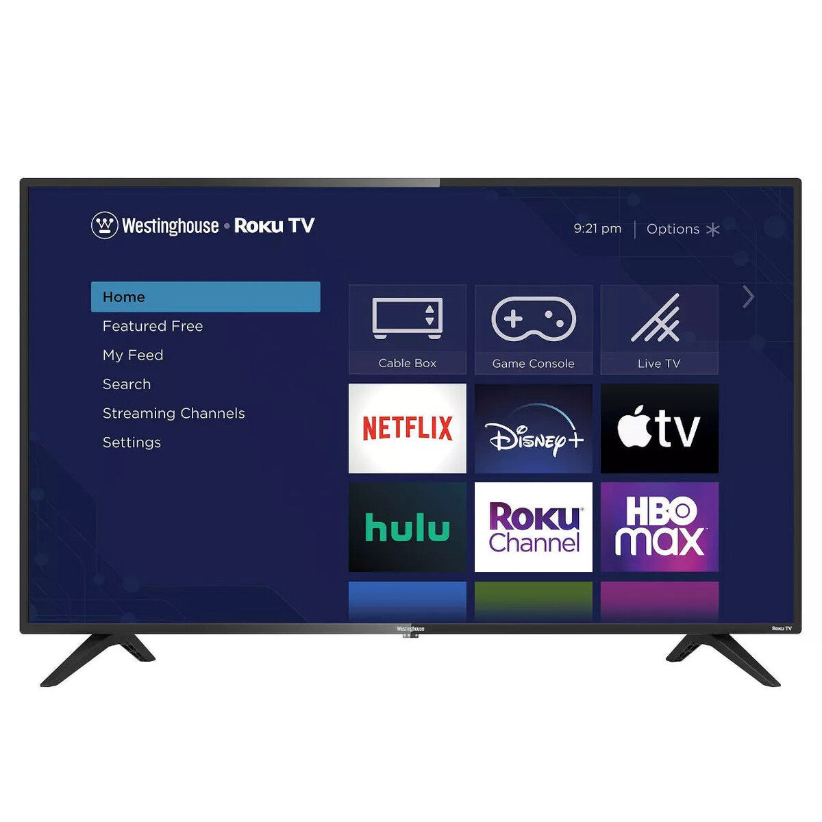 Westinghouse 43" FHD Smart Roku TV with 1080p Resolution and Voice Control Integration