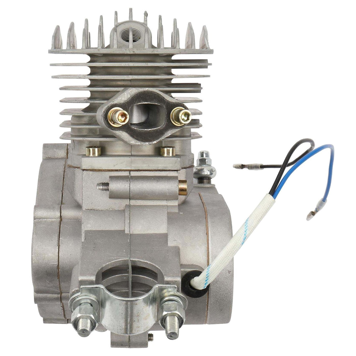 Zimtown 80cc 2-Stroke Engine Bike Motor Kit for 26" Bicycles, Silver White